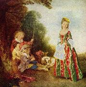Der Tanz, Jean antoine Watteau
